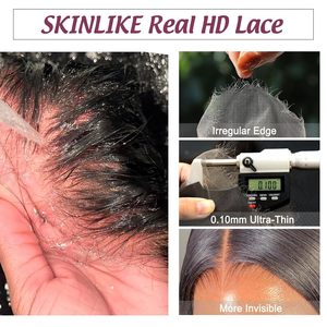 วิกผมหยิกแบบดิบ 30 นิ้ว วิกผมแบบเต็มศีรษะ HD Lace Frontal ขายส่งจากผู้ผลิต เกรด 12A ผมแท้เวียดนามแบบดิบ - Product Image 5