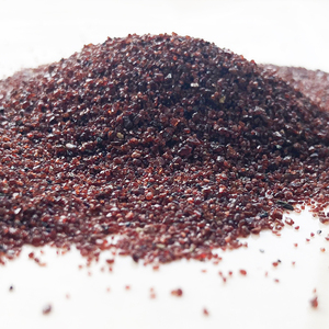 Sable de grenat almandine naturel 80-120 mesh, écologique, rouge foncé, abrasif polyvalent, sablage humide/sec, découpe de métal, 3 ans - Product Image 4