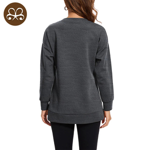 <span class=keywords><strong>Camiseta</strong></span> Deportiva con Abertura Lateral y Logotipo Personalizado para Mujeres Embarazadas, Cómoda y Práctica para la <span class=keywords><strong>Lactancia</strong></span> con Cuello Redondo - Product Image 3