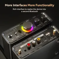 Adaptateur audio BT 5.3 multifonction, émetteur-récepteur sans fil RGB, DAC, contrôle IR, micro 6,5 mm, niveau concert pour karaoké