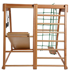 Çocuklar İç Mekan Sporları Fiziksel Gelişim Eğitimi Tırmanma Kaydırak İp Keşfi Ahşap Naylon Tırmanıcı Eğlence Ekipmanları Bahçe - Product Image 5
