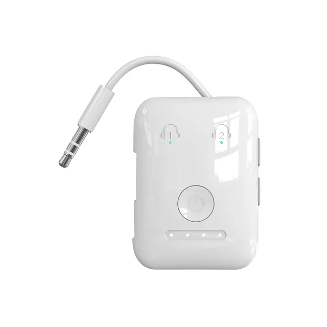 Portable Bluetooth Transmitter 10M Transmission Range Long Working Time Home Audio Adapter for Daily Use