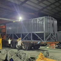 Serbatoio di Stoccaggio a Contenitore 50T, Silo Orizzontale per Cemento Standard UE, Contenitore per Polveri Adatto per Trasporto Export