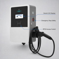 Chargeur EV de type 2 7kW 11kW 22kW Station de recharge commerciale OCPP