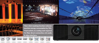 Projecteur d'extérieur grand format Flyin FL-L1700U 2026, puce DMD 0.8, 17000 lumens ANSI, laser, mapping 3D, DLP WUXGA 4K, garantie 3 ans