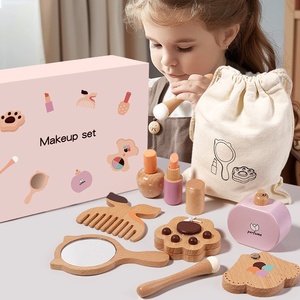 Set <span class=keywords><strong>de</strong></span> Maquillaje <span class=keywords><strong>de</strong></span> <span class=keywords><strong>Madera</strong></span> <span class=keywords><strong>para</strong></span> Niñas, Juego <span class=keywords><strong>de</strong></span> Simulación Transfronterizo con Mesa <span class=keywords><strong>de</strong></span> Tocador y Bolsa <span class=keywords><strong>de</strong></span> Maquillaje <span class=keywords><strong>para</strong></span> Educación Temprana Infantil - Product Image 2