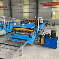 Machine de fabrication de tuiles de toit en acier coloré profilé automatique de haute qualité