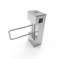 Torniquete Inteligente de Acero Inoxidable con Reconocimiento Facial y RFID, Barrera de Control de Acceso Automática Anti-Embutidos para Oficina
