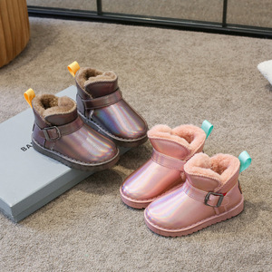 2023 Direct Furry enfants neige hiver bébé coton <span class=keywords><strong>bottes</strong></span> épaissir filles réchauffement garçons velours anti-neige <span class=keywords><strong>bottes</strong></span> bottines - Product Image 4