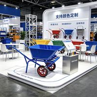 Carretilla Manual Plegable de Plataforma Cerrada de 2 Ruedas, Reforzada, de Acero, con Capacidad de 500 kg, para Trabajo Pesado, OEM