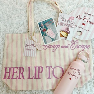 Bolsas de Compras Grandes de Lona Azul y Amarillo para Mujer, Bolso de Hombro con Logotipo Impreso, Bolsas de Supermercado para Uso Diario - Product Image 2