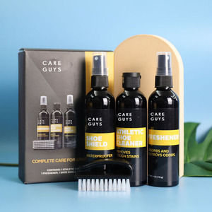 Kit d'entretien <span class=keywords><strong>des</strong></span> <span class=keywords><strong>chaussures</strong></span> rafraîchissant imperméable à l'eau pratique bouteille chiffon nettoyant brosse Sneaker protecteur Solution de nettoyage en <span class=keywords><strong>plastique</strong></span> - Product Image 3