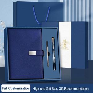 Caja de Regalo con Bolígrafo, Cuaderno de Oficina de Cuero PU A5, Agenda de Tapa Dura, Planificador Diario - Product Image 3