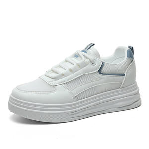 2026 Women's New Board <b>Shoes</b> for Spring Hollow <b>Inner</b> Elevated Thick <b>Sole</b> Sports <b>Shoes</b> Versatile Student and Running <b>Shoes</b> - Product Image 1