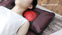 Électrique complet Du Corps Vibration Shiatsu Chauffé Vibrant Gonflable Airbag Lit Matelas De Massage