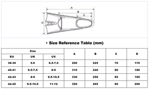 Linh hoạt tùy chỉnh màu sắc in ấn logo silicon vây bơi trainining 8 kích cỡ bơi vây Flipper cho người lớn - Product Image 5