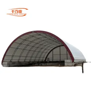 全新玻璃钢圆顶预制遮蔽层笼蛋鸡家禽养殖场棚