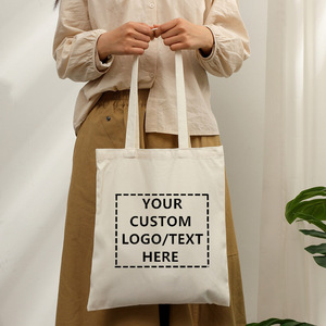 Bolsa de Lona Personalizada con Logotipo Corporativo, Regalo Empresarial Ecológico Reutilizable de Alta Calidad, Artículos Promocionales para Empresas y Publicidad de Marca - Product Image 1