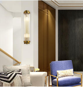 Modern Nordic Style LED <b>Wall</b> Lamp with Glass Shade New Indoor <b>Bedside</b> Decorative <b>Lighting</b> - Product Image 4