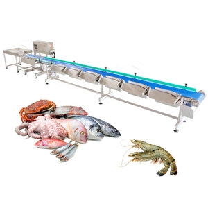 Machine automatique de tri de poids d'écrevisses de crevettes banane fruits légumes mini équipement de tri de poisson de classement de pommes de terre - Product Image 1