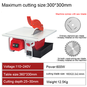 Scie <span class=keywords><strong>à</strong></span> <span class=keywords><strong>Eau</strong></span> sur Table <span class=keywords><strong>Électrique</strong></span> Fusai 600W Machine de Dé<span class=keywords><strong>coupe</strong></span> Humide pour <span class=keywords><strong>Carrelage</strong></span> - Product Image 2