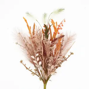 26 Inch Nhân Tạo Pampas Cỏ Wheats Hoa Lá Cây Khô Tự Nhiên Mix Đối Với Trang Chủ Sắp Xếp Hoa Bouquet Đảng Wedding