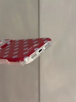 Coque de téléphone antichoc IMD TPU à motif diamant et pois, style INS de luxe, populaire, pour iPhone 18 Pro Max 17 16 15 Pro