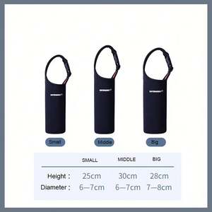 Sac isotherme étanche pour bouteille d'eau chaude, sac bandoulière porte-boisson pour enfants - Product Image 5