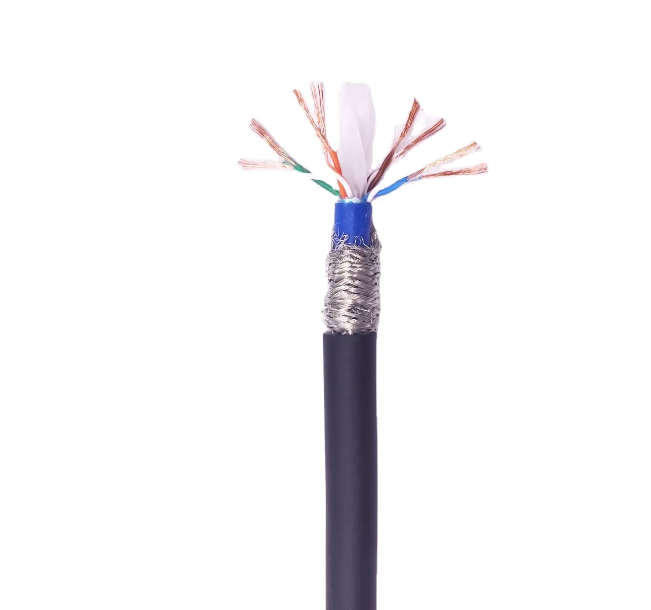 Preço do cabo de cobre puro de 4 mm do cabo de fio de alta temperatura CAT 6 por metro