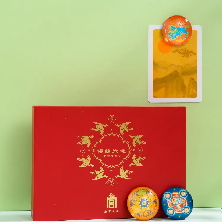 Werbe geschenke Souvenir Chinesische traditionelle schöne Welt Multifunktion ale Kühlschrank Magnet aufkleber