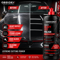 Kit de polissage OBSIDEX Premium – Composé à coupe lourde, polissage moyen et polissage de finition pour la correction de la peinture (3×1000ml)