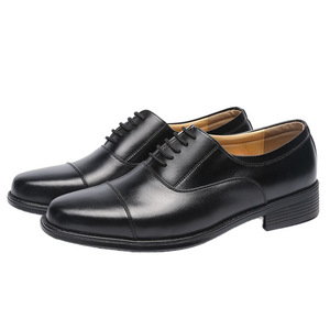 รองเท้าหนังผู้ชายแบบทางการสำหรับธุรกิจ ทำงาน สำนักงาน รองเท้าอ็อกซ์ฟอร์ด ไซส์ใหญ่ สีดำ - Product Image 5