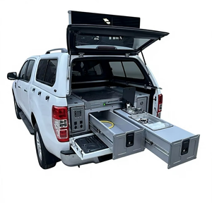 Sistema de Cajones Deslizantes Profesionales de Aluminio <span class=keywords><strong>para</strong></span> Cocina con Fregadero y Estufa <span class=keywords><strong>para</strong></span> Camioneta, Base Móvil, Caja de Almacenamiento Resistente <span class=keywords><strong>para</strong></span> Ute - Product Image 4