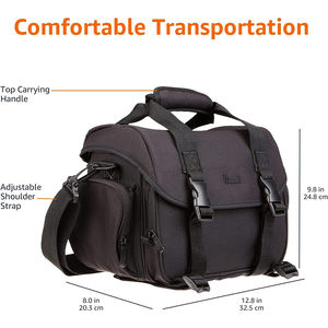 Muestra Gratuita de Bolsa de Cámara SLR Casual para Fotografía al Aire Libre, Impermeable, de Nailon, con Correa para el Hombro, para Guardar Lentes - Product Image 2