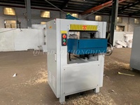 Raboteuse à bois double face haute précision avec coupe-spirale, moteur 15KW, 380V/220V, table coulissante