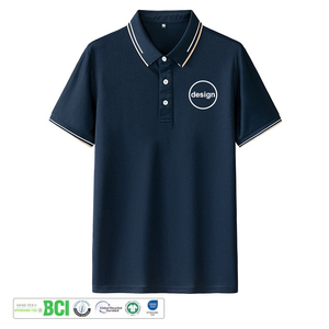 Camisetas de Algodón Piqué de Alta Calidad con Bordado, Camisetas Casuales para Gimnasio, Camisetas Polo de Compresión para Hombre, Venta al Por Mayor OEM - Product Image 1