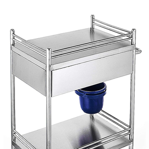 Chariot de rangement pour équipement médical, chariot de pansement en acier inoxydable, vente chaude - Product Image 5