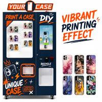 Distributeur automatique de coques de téléphone entièrement automatique, distributeur de coques de téléphone DIY pour les projets de vente au détail dans les complexes de bureaux d'entreprise