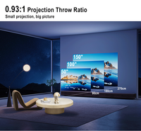 Android 13 HY300 Mini Wifi al aire libre 4K Mini proyector 4K TV proyector 4K Home Theater Video Projecteur MINI proyector portátil