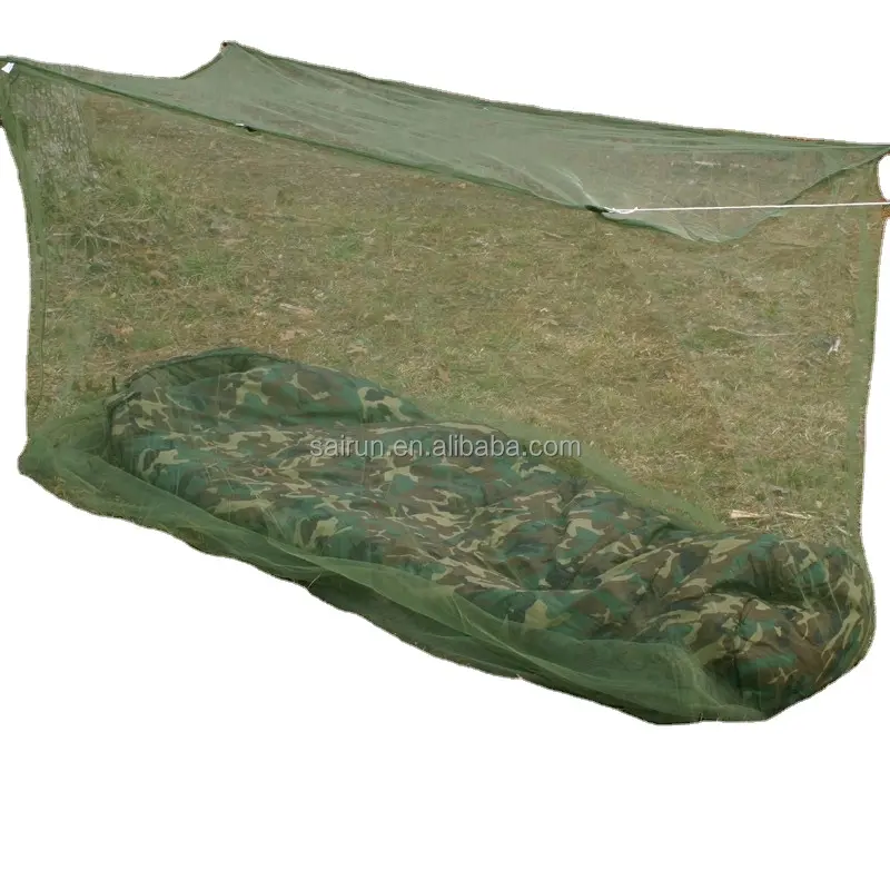 2022 गर्मियों में विशेष थोक जैतून हरा Foldable शिविर मच्छर जाल तम्बू