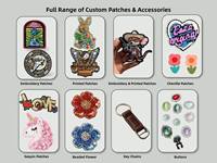 Parches Bordados Personalizados, Insignias con Logotipo Termoadhesivas, Venta al Por Mayor de Fábrica, MOQ Bajo, Muestra Gratuita