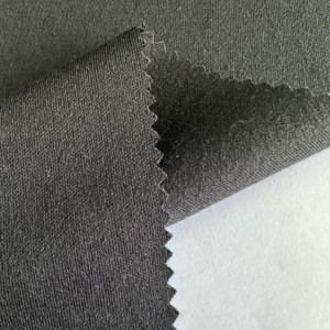 Chất lượng cao 240gsm đen 100% <span class=keywords><strong>Polyester</strong></span> <span class=keywords><strong>Spun</strong></span> đôi chải đôi mặt <span class=keywords><strong>Interlock</strong></span> vải dệt kim bán buôn cho hàng may mặc - Product Image 6