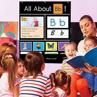 Tableau mural éducatif « Tout sur les lettres » pour la pratique des élèves, idéal pour la salle de classe, la maison, l'école, le bureau – Fournitures scolaires en polyester