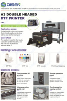 Imprimante DTF numérique A3 Xp600 semi-automatique, nouvelle, garantie 1 an, multicolore, petite imprimante de bureau avec tête d'impression E-pson pour les petites entreprises
