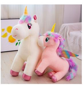 Popolare nuovo peluche angelo arcobaleno <span class=keywords><strong>unicorno</strong></span> <span class=keywords><strong>con</strong></span> <span class=keywords><strong>ali</strong></span> bambola peluche per bambini - Product Image 4