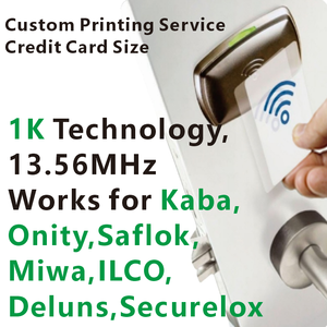 Tarjetas de Acceso Inteligentes para Hotel con Logotipo Personalizado, Resistentes al Agua, de PVC, con Tecnología RFID de 13.56MHz, Frecuencia Clásica 1K, 14443A, Resistentes a la Intemperie - Product Image 2