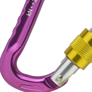 Mosquetón de Escalada con Cierre de Rosca, Capacidad de 10 kg, para Equipo de Escalada en Roca y Montañismo - Product Image 3