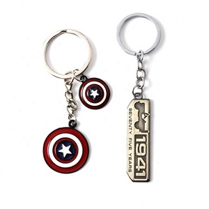 Zinc moulé argent/plaqué or métal Anime porte-clés porte-clés logo personnalisé - Product Image 6