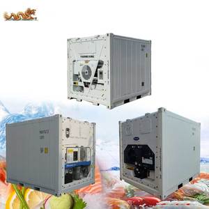 Contenedor Refrigerado Certificado BV <span class=keywords><strong>de</strong></span> 10 Pies (3 Metros) con Unidad <span class=keywords><strong>de</strong></span> Refrigeración Thermo King, Carrier o Daikin, Refrigerante R-404A, en Venta - Product Image 1