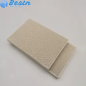 Infrared Honeycomb Plate BBQ Industrial Infrared Gas Burners Cordierite Honeycomb Ceramic Plate
